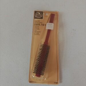 Goody Blow Style Brush 7107 Square Grip 1982 NOS VTG Hair Tool USA Styling Brown